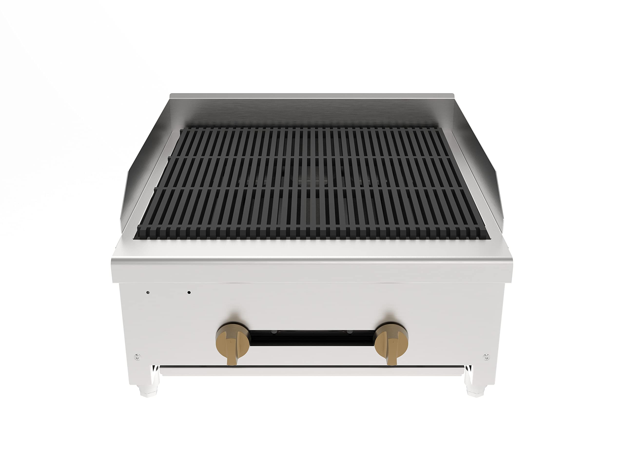 Buy STEELBUS 24'' Heavy duty Commercial Charbroilers 2 Burner Natural