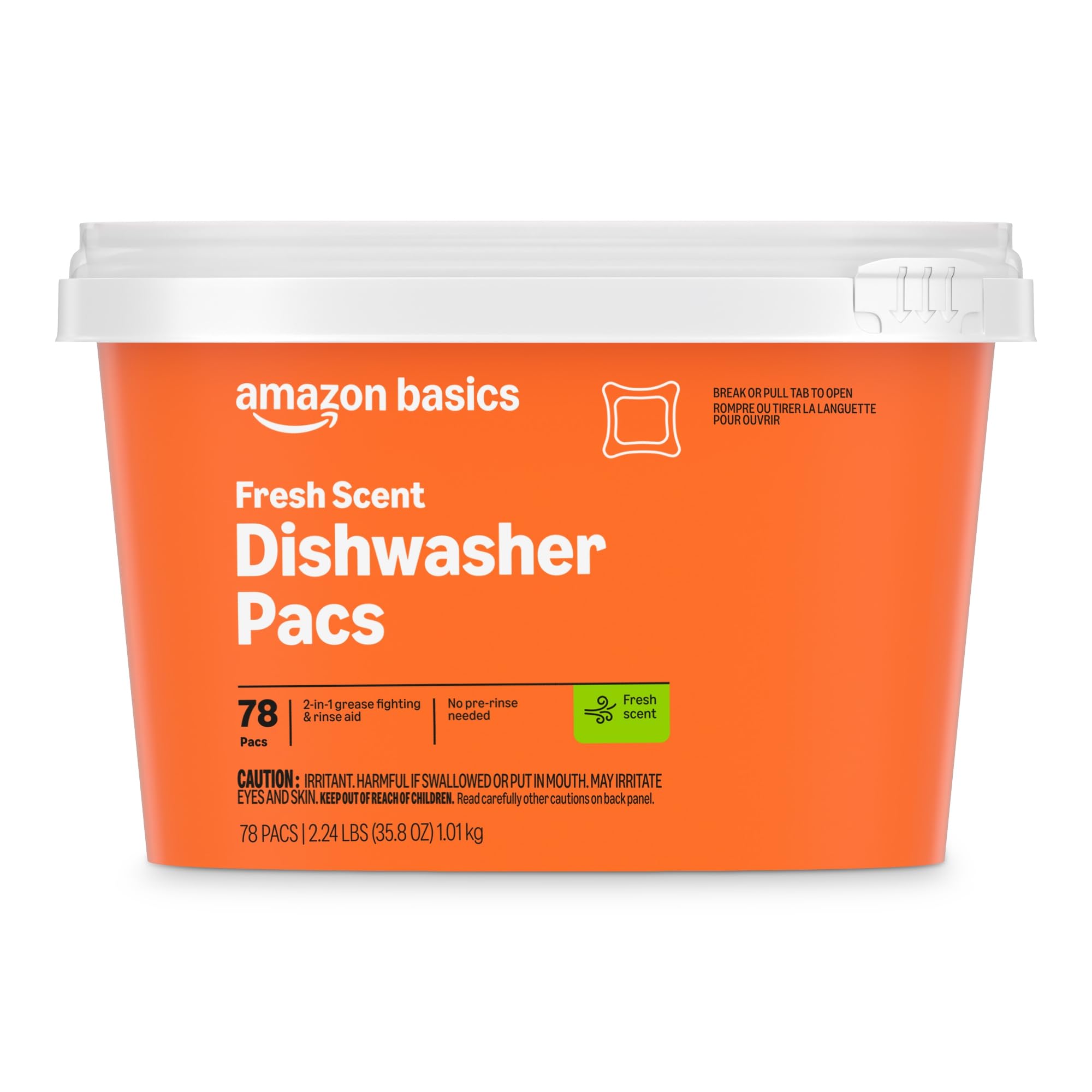 Amazon Basics Dishwasher Detergent Pacs