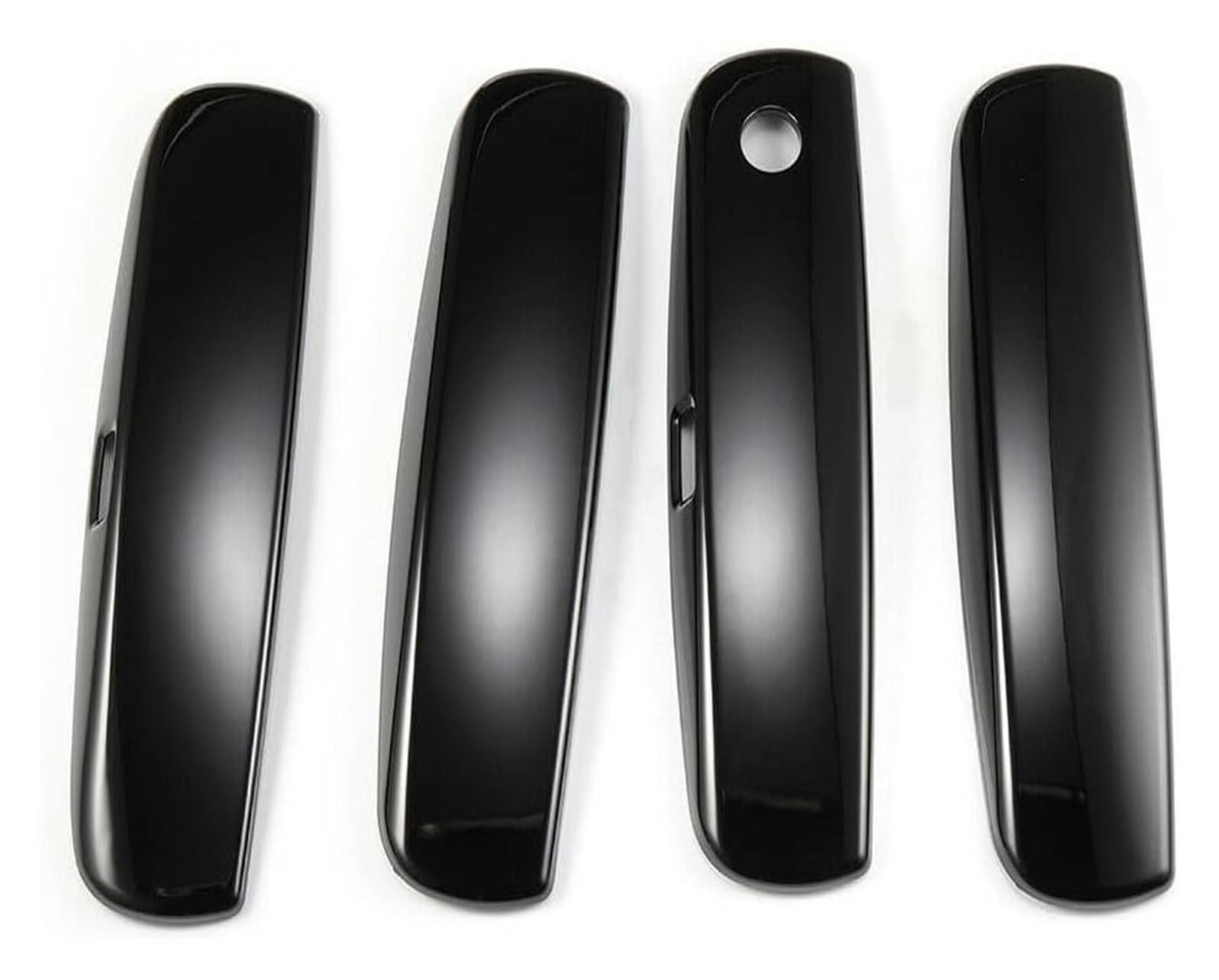 Qwqthgs Black Car Exterior Door Handle Cap For Dodge For Charger 2011-2020 4 Pcs/Set Car Front Lef/Right Side Exterior Door Handles Cover Carbon Fiber Sticker(Black)