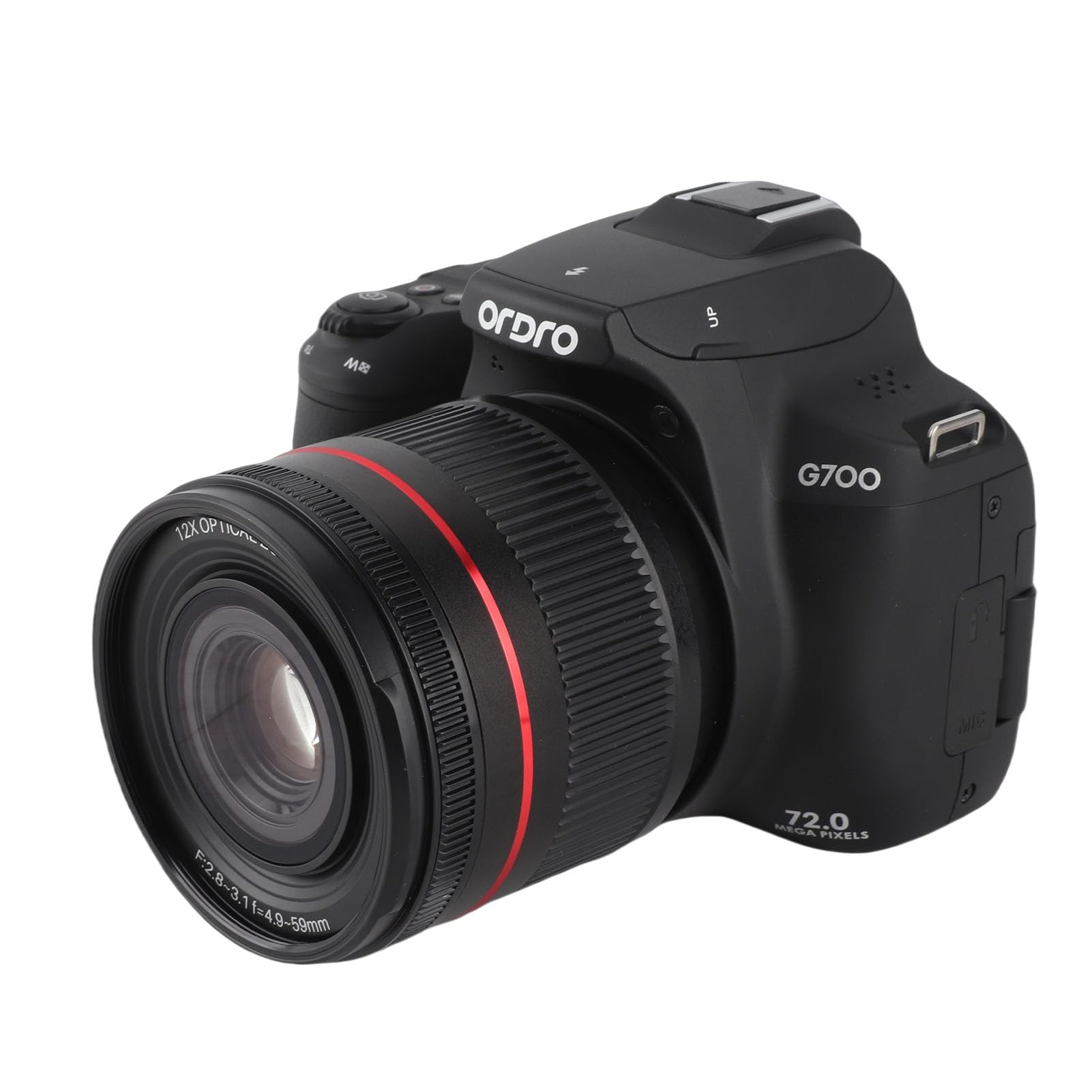 Tbest Cámara Digital 4K, Compacta para Fotografía y Vídeo WiFi 64MP 12x 30x Zoom óptico Enfoque Automático Pantalla Abatible de 270 Grados Cámara Vlogging con Aplicación