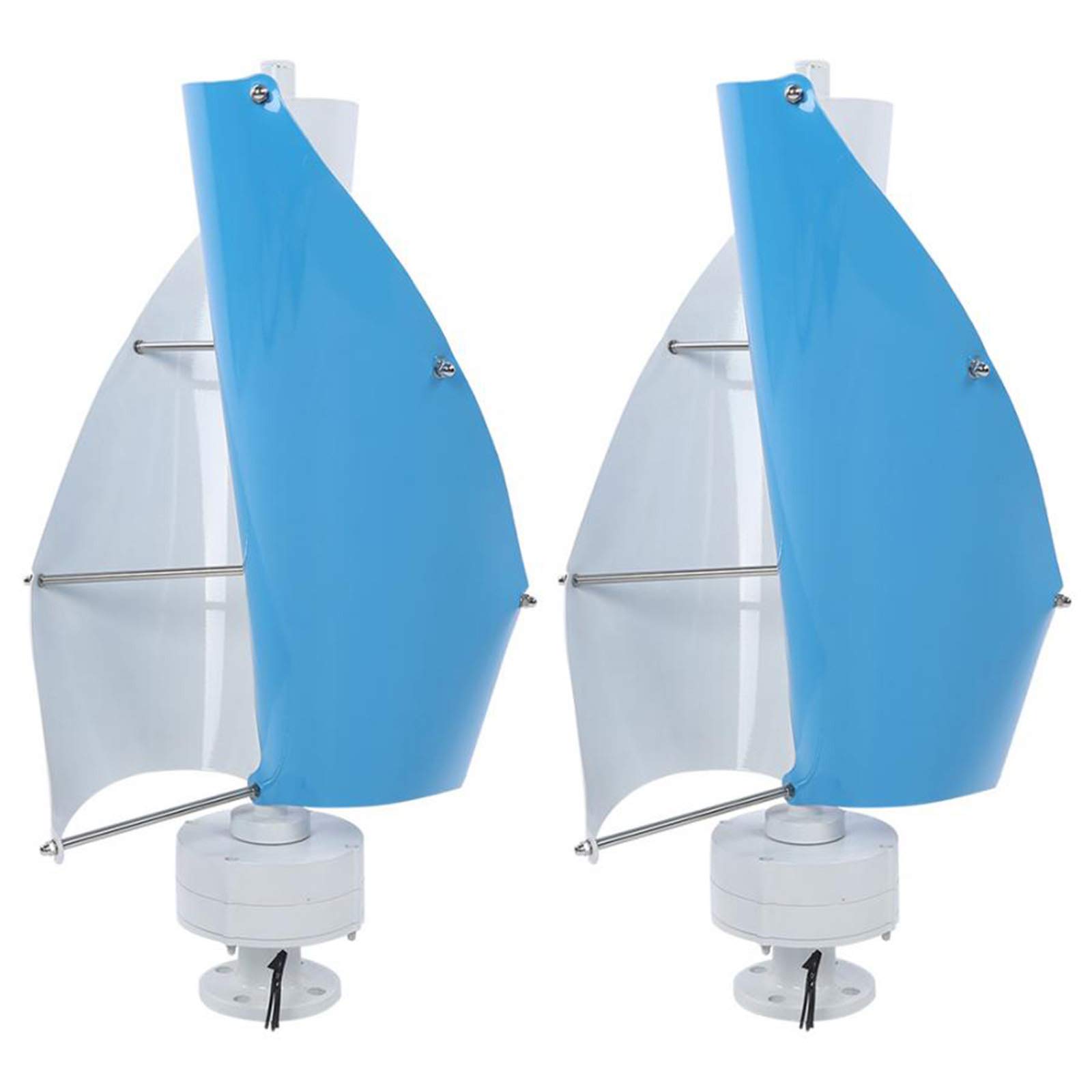 Generatore Di Turbina Eolica Da 6000W 9000W con Albero Verticale A Spirale, Kit Di Mulino A Vento Medio, Generatore Di Energia Eolica Da 12V 24V 48V per Lampioni Stradali Esterni