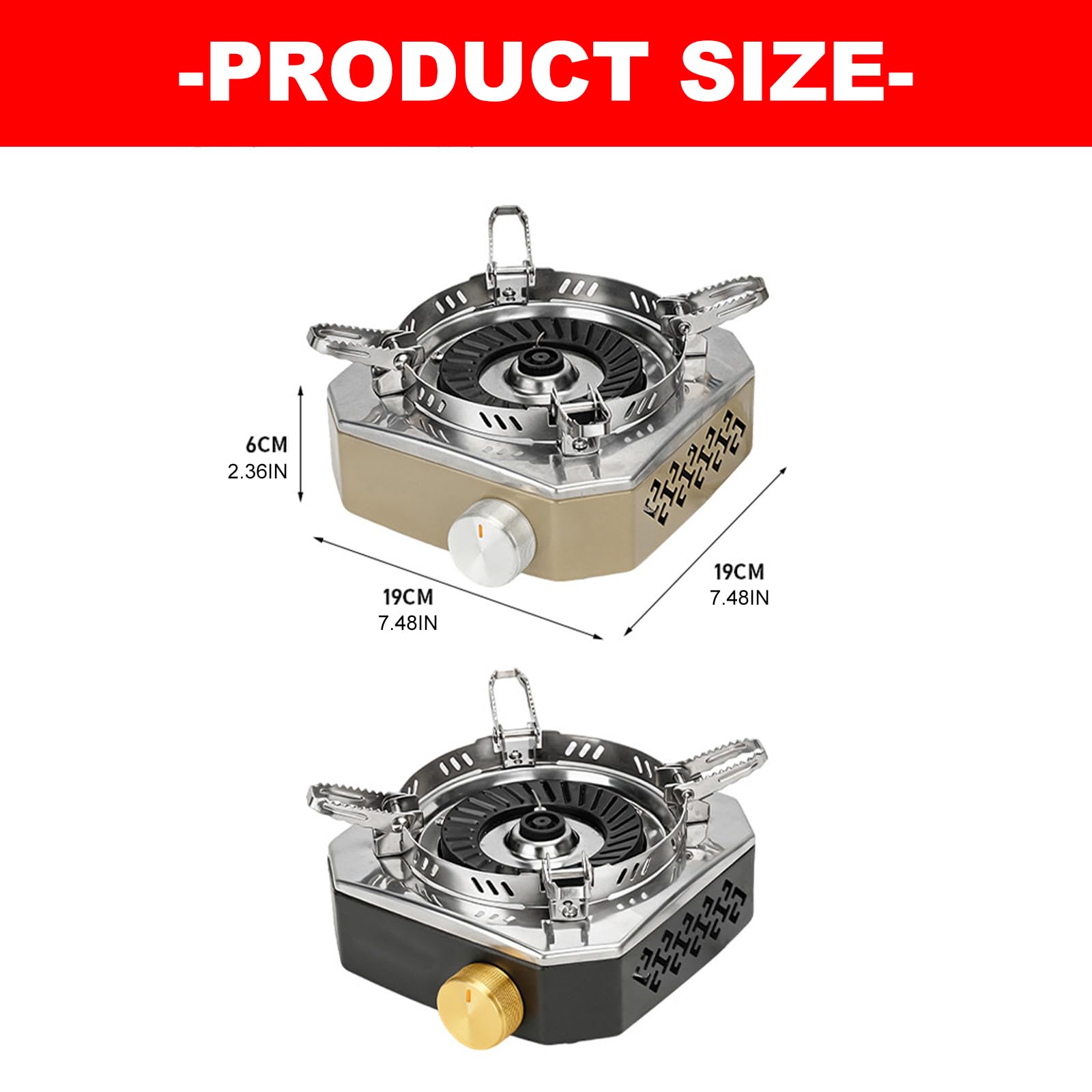 Yjcnelcr And Picnic Cooking Stove, Gold1