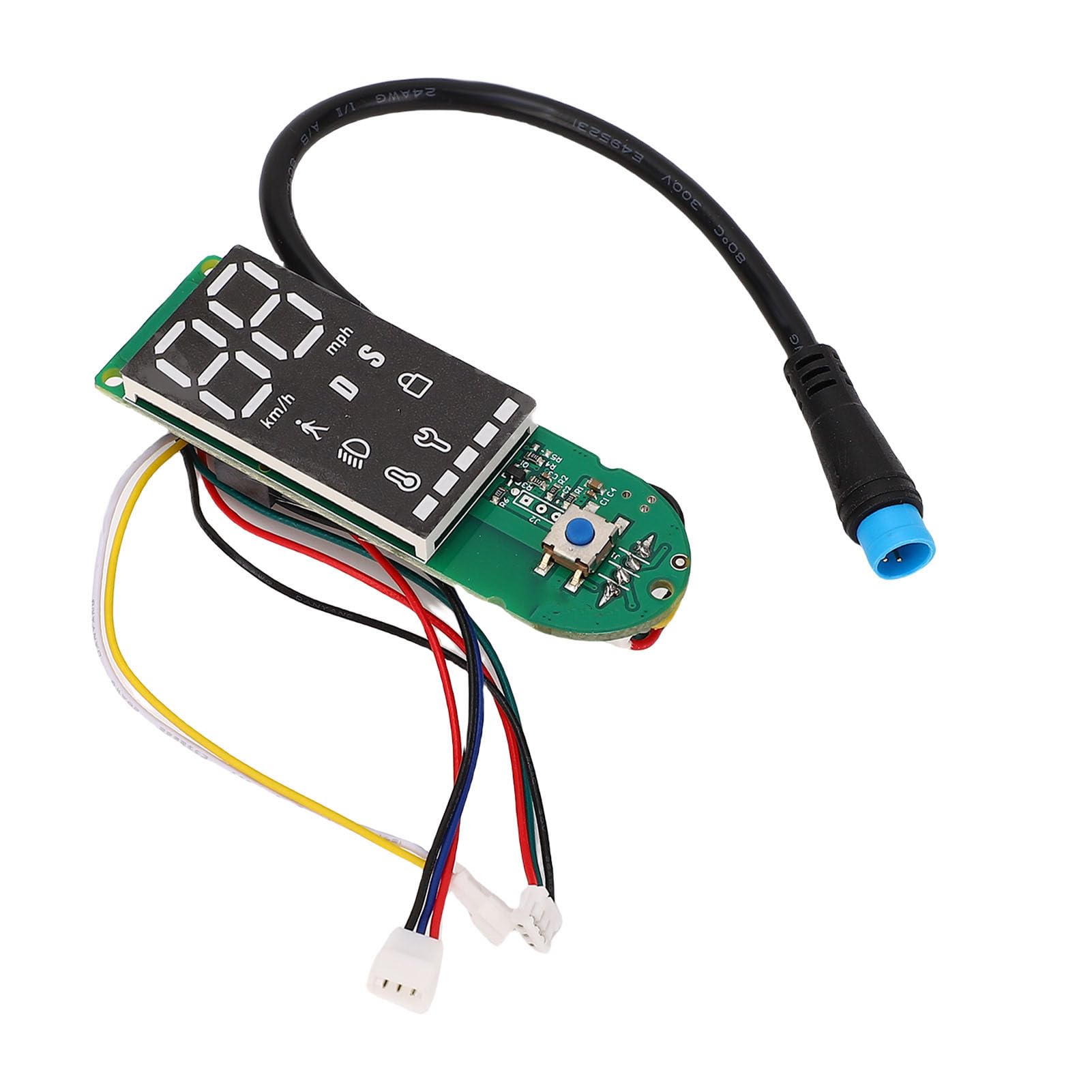 BuyWeek Tablero de Instrumentos Placa de Circuito para Xiaomi M365 Pro/Pro 2/1S Bluetooth de Aleación de Aluminio de ABS para Patinete Eléctrico