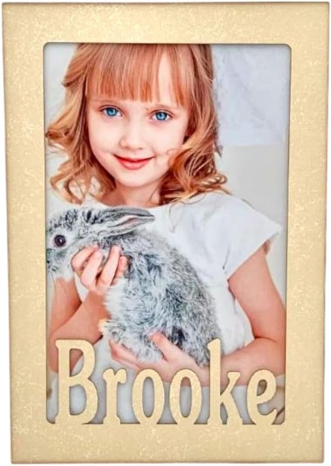 Personalized Picture mats for frames, Mat Insert only, Custom Laser Cut 5x7 Mat Insert, Perfect for Baby, Wedding, Family, and Pet Photos - No Frame Included