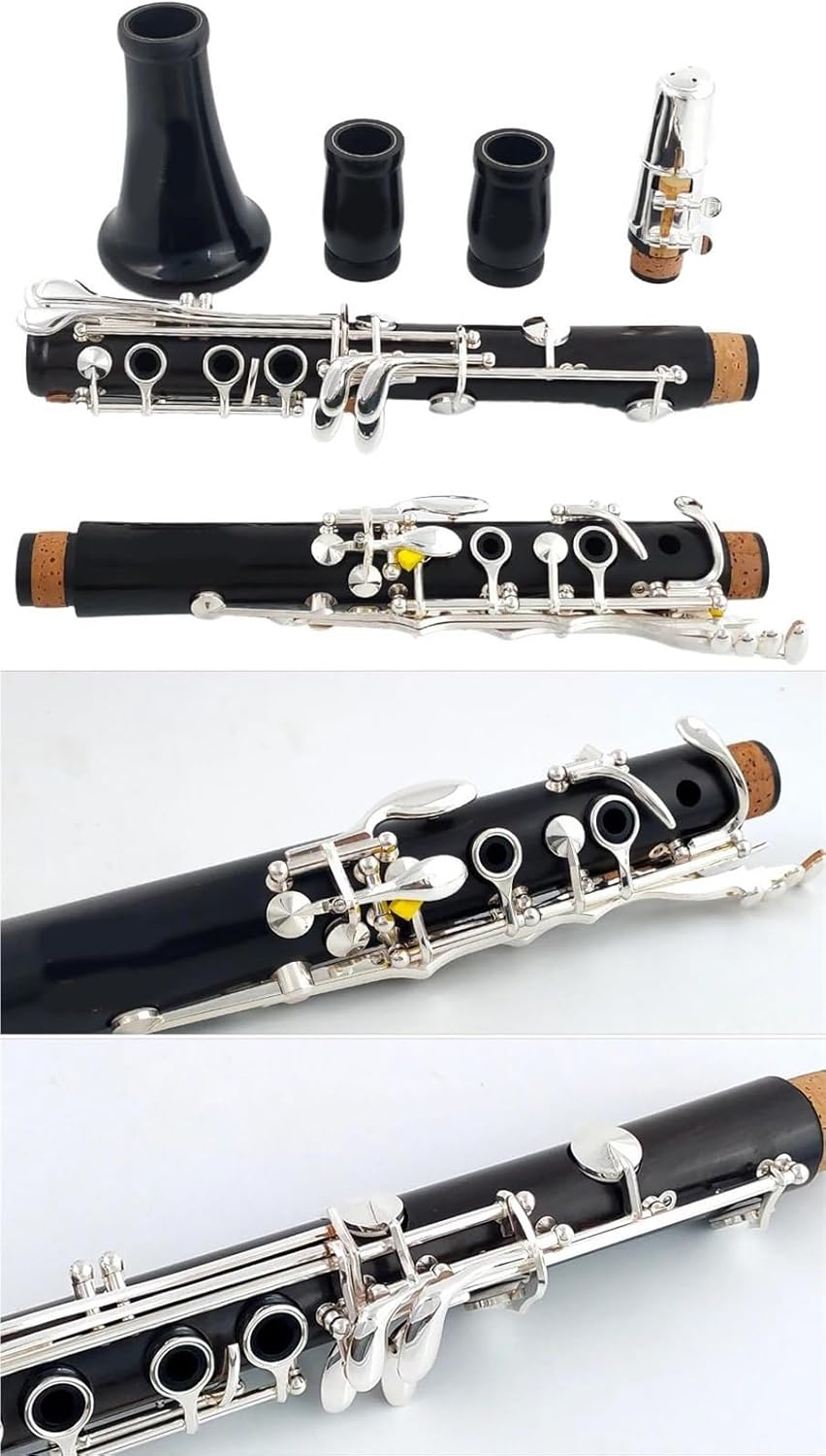 Professional Clarinet Rosewood Silver Plated Ebony Gold Plated Available Clarinet(Ebony)