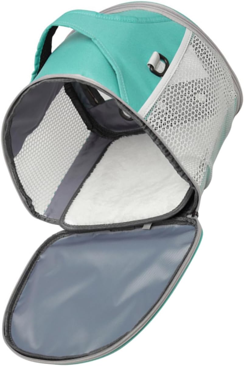 GANAZONO Hamster Portable Carrier Bag Breathable Travel Pouch for Small Animals Shoulder Straps Lightweight Design for Hamsters Guinea Pigs and Rats Sky