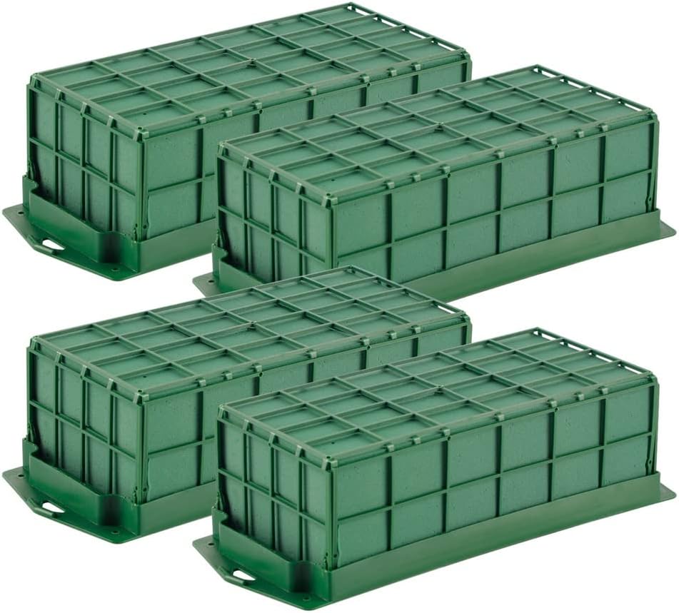 Floral Foam Cage, 4 Pcs Foam Holder for Fresh Flowers