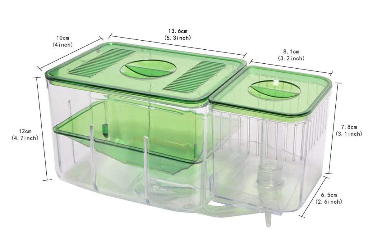 Kunststoff Zucht Isolation Box, Uotyle Multifunktionale Zucht Tanks Schwimmende Laichkasten Ablaichkasten