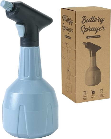 Amazon Co Jp Spice Of Life スパイス 電動 霧吹き 電池式 オート スプレー ブルー 1l ミスト ノズル調整 Gsgz1010bl Diy 工具 ガーデン