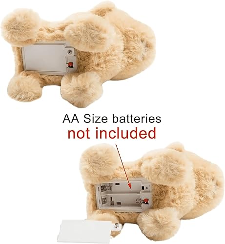 Miniatura 5 de Perro de juguete, perros de juguete que caminan y ladran, cachorro realista con batería para niños, juguete realista para ladrar, juguete para