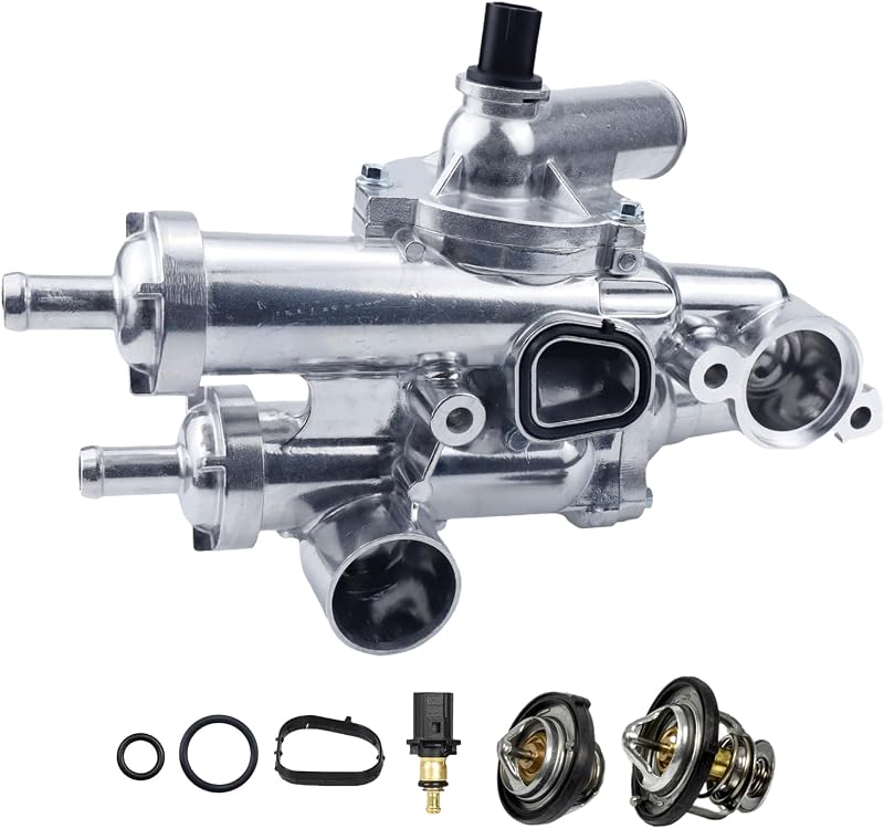 Carcaça da válvula termostática COILFRDS com kit para Jeep Compass, Patriot e Dodge Journey, Avenger 1.8L 2.0L 2.4L – Conjunto