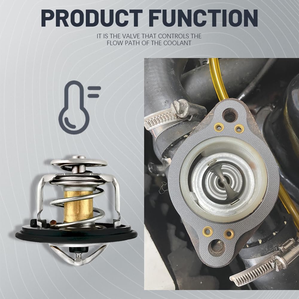 Automotive Replacement Engine Thermostats, High Performance Thermostat, Car Accessories Auto Engine Coolant Thermostat Fits for Honda Civic CRV Odyssey, Replaces# 19301-PAA-306 19301-PLC-315