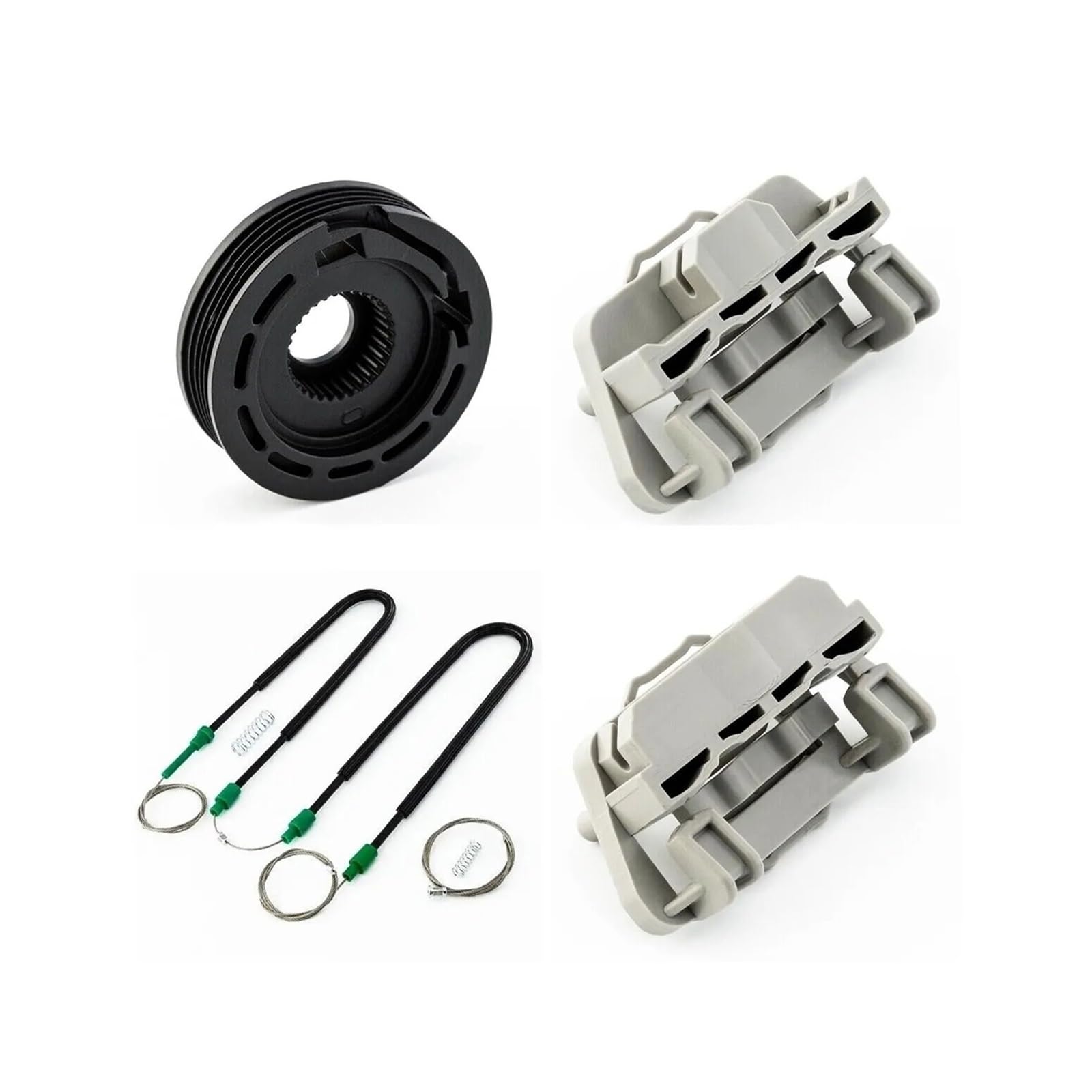 Lhdktee for Jaguar S Type Front Left Window Regulator Repair Kit Car Window Handle