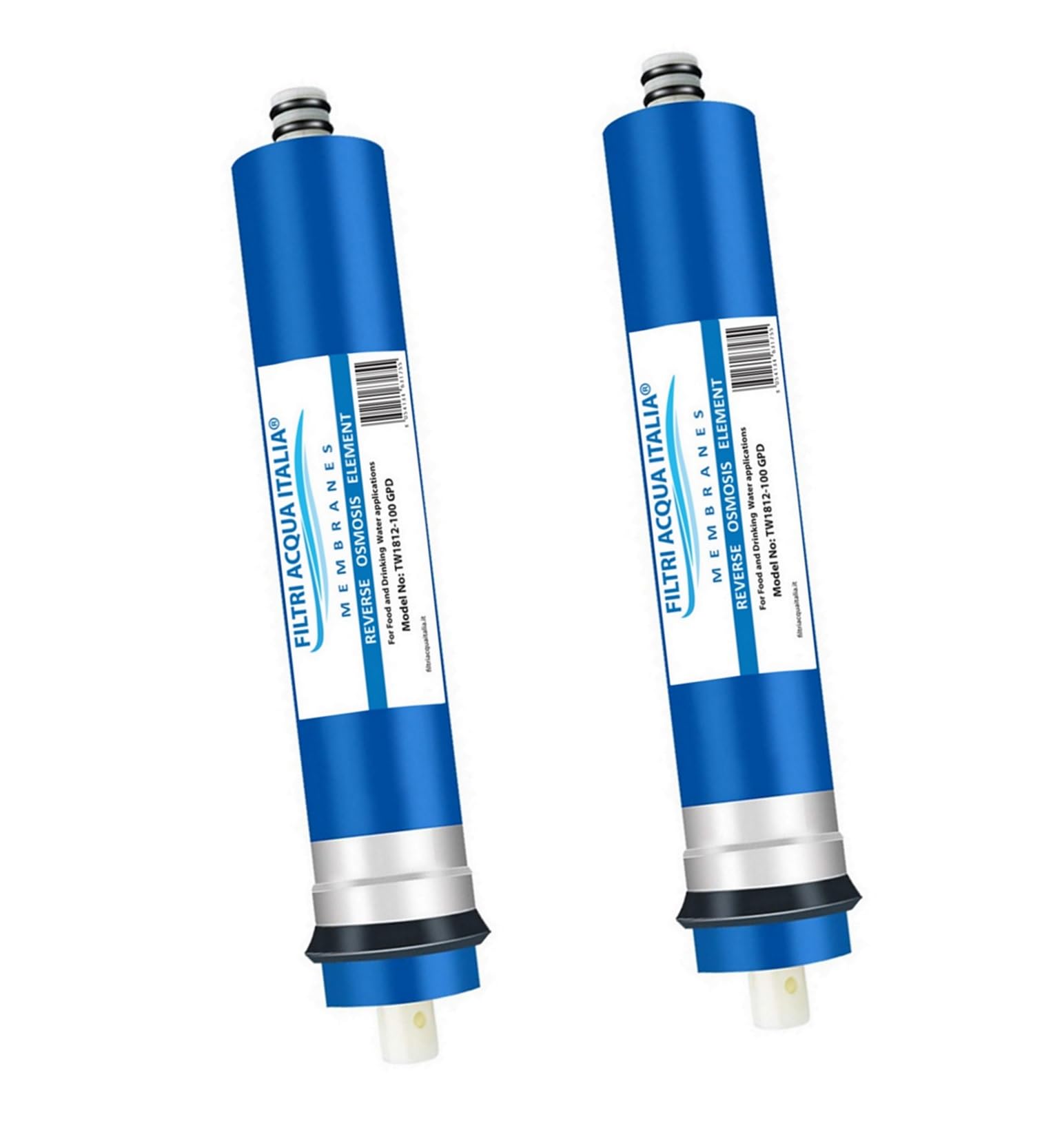 Membrana 100 GPD per Osmosi Inversa Set 2 Pezzi