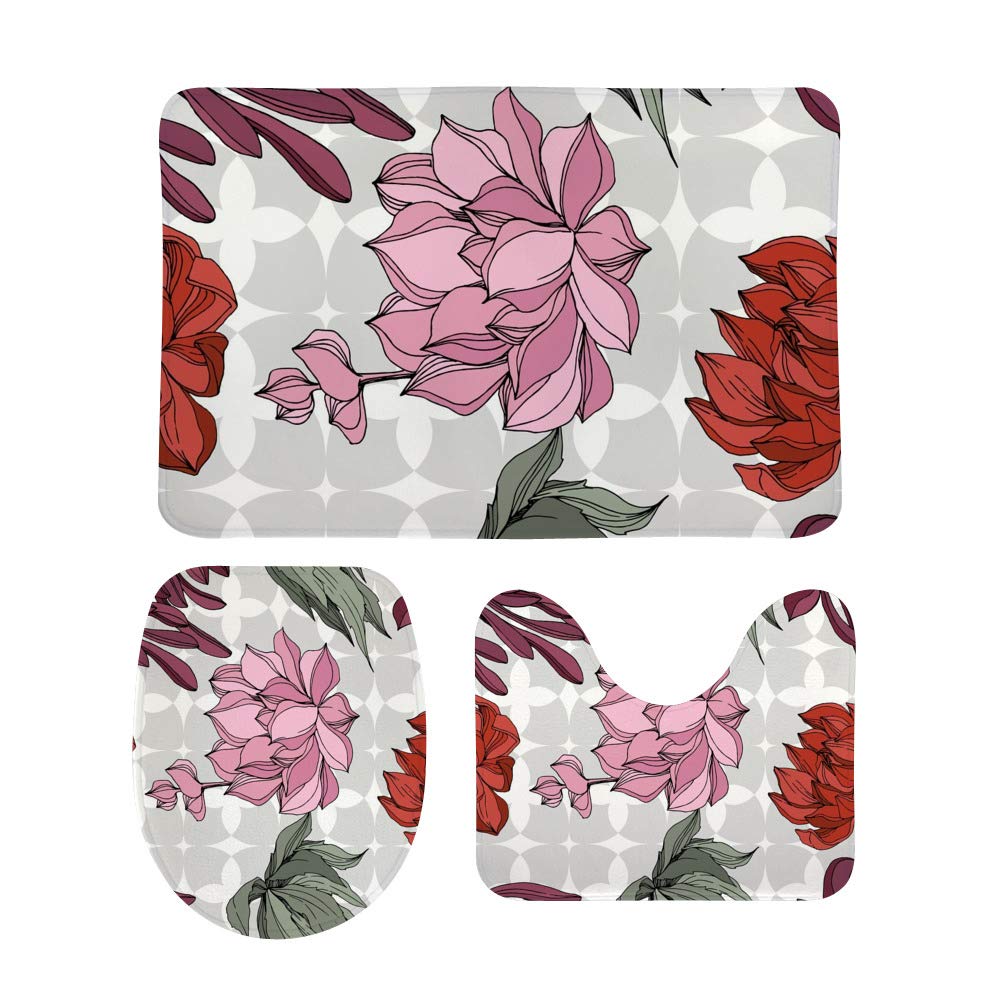 Tapis de bain absorbants et antidérapants lavables en machine