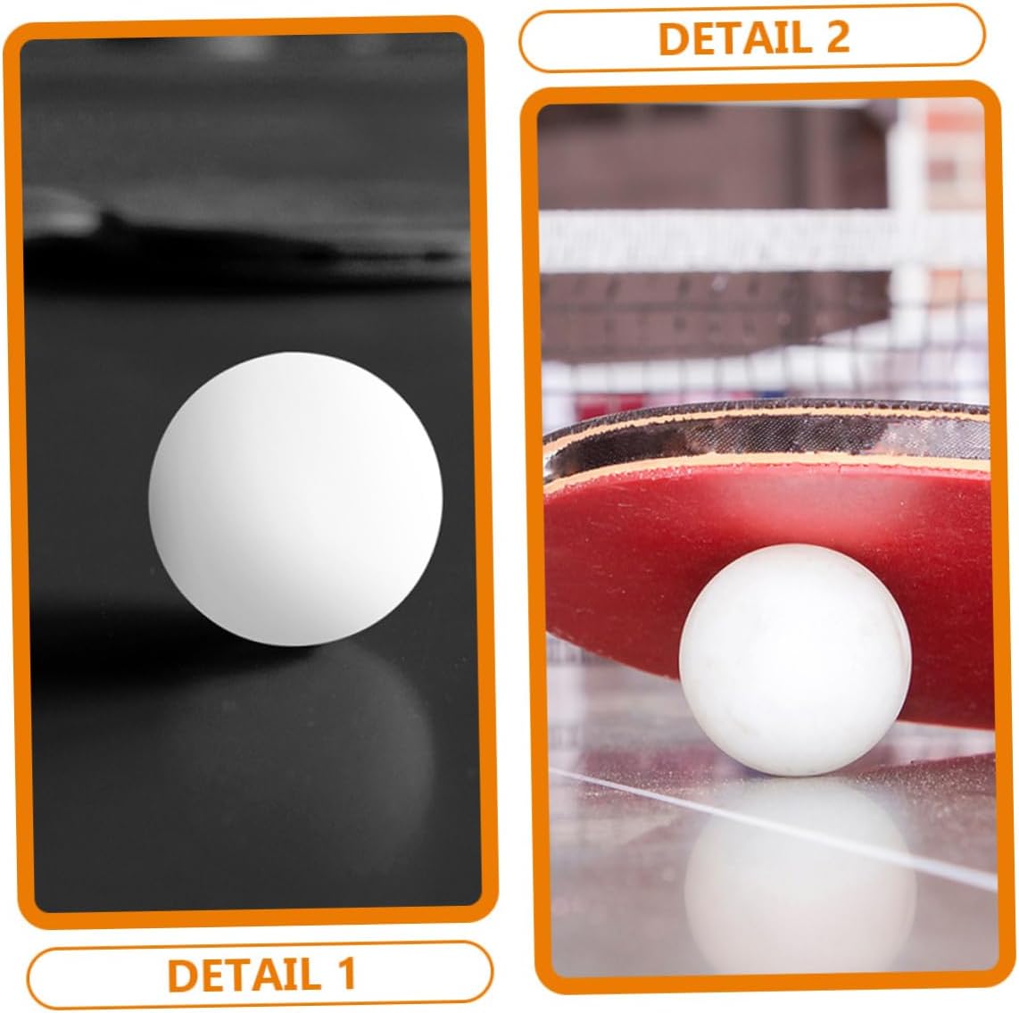 TOYANDONA Table Tennis Balls High Bounce Practice Balls for Training Arts Crafts Games and Party Decorations for
