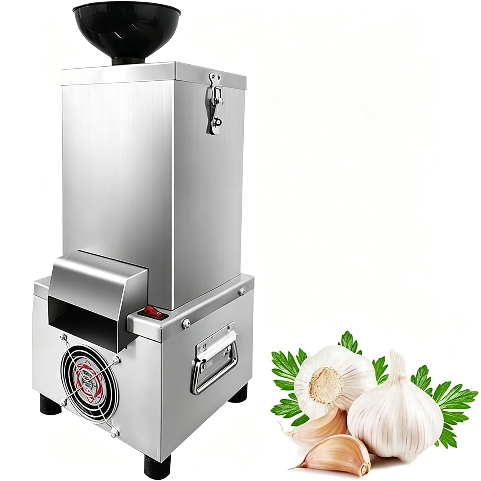 Pelapatate Elettrico Professionale per Aglio in Acciaio Inox con velocità di Pelatura di 25 kg/H per Uso Domestico, Separatore per Cereali E Ristoranti |