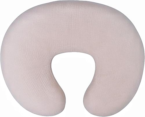 Owlowla Funda de almohada de muselina para lactancia, funda de algodón suave para almohada de lactancia materna para bebé niño niña (trigo)