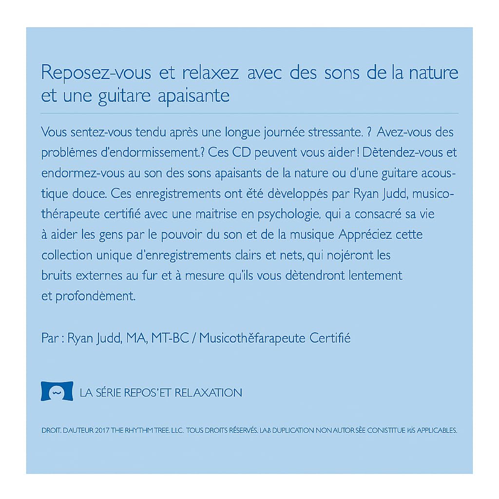 Coffret de 4 Albums de Sons Apaisants de la Nature – Méditation, Relaxation, Sommeil