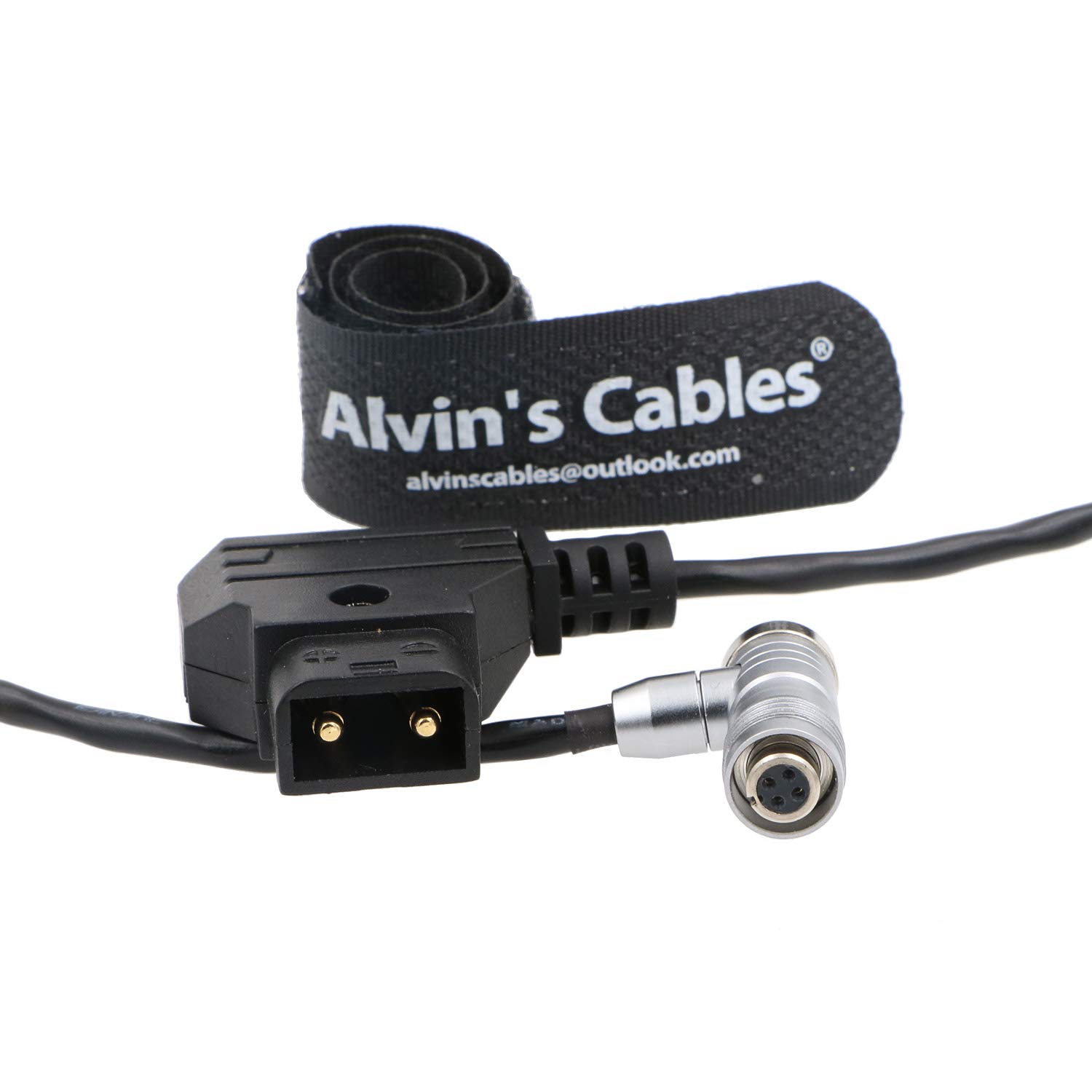 Alvin's Cables Portkeys BM5 BM7 ekranowany kabel zasilający kąt prosty 4-pinowy żeński do AlvinTap ochronny przewód z kranem D