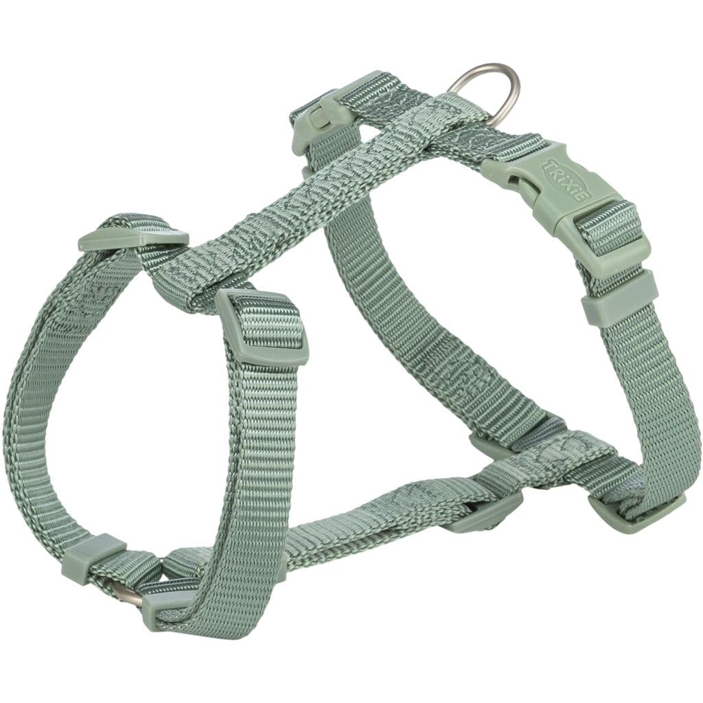 TRIXIE Premium Harness, M-L, 52-75 cm/20 mm, Sage, for Dogs