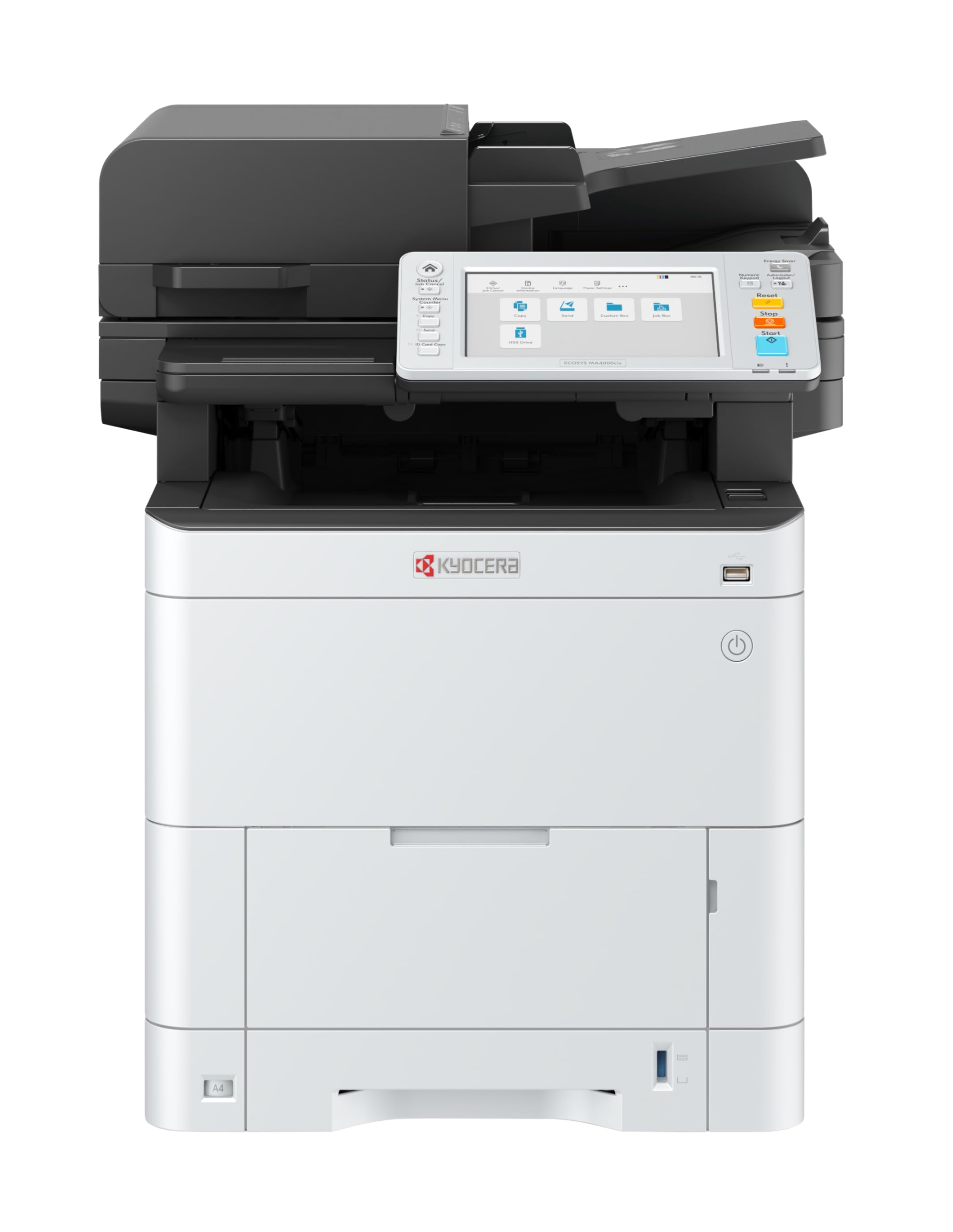 Kyocera Ecosys MA4000cix/Plus 3-in-1 Farblaserdrucker Multifunktionsgerät. Drucker Scanner Kopierer, Multifunktionsdrucker mit Touchpanel. Mobile Print. Inkl. 3 Jahre Full Service Vor-Ort