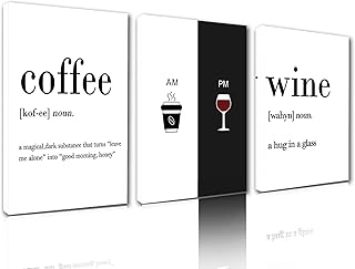Tucocoo Black and White Paintings Wine Coffee...,