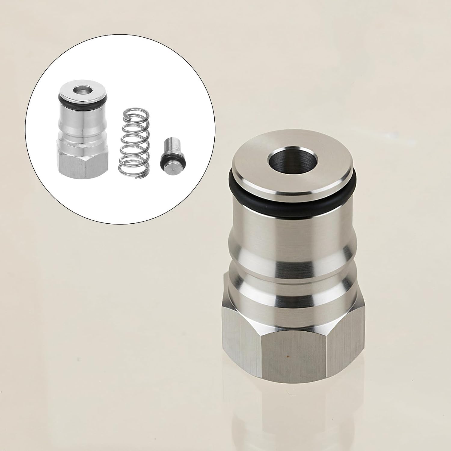 Stainless Steel Ball Lock Keg Post 19/32-18 Thread Valve