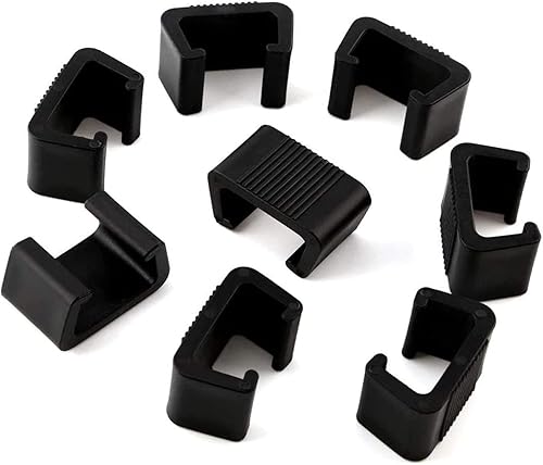 Miniatura 1 de AOTISBAO 8 clips de mimbre para muebles clips de sofá conectores seccionales de ratán para sillas de ratán jardín sofá y muebles 167 pulgadas