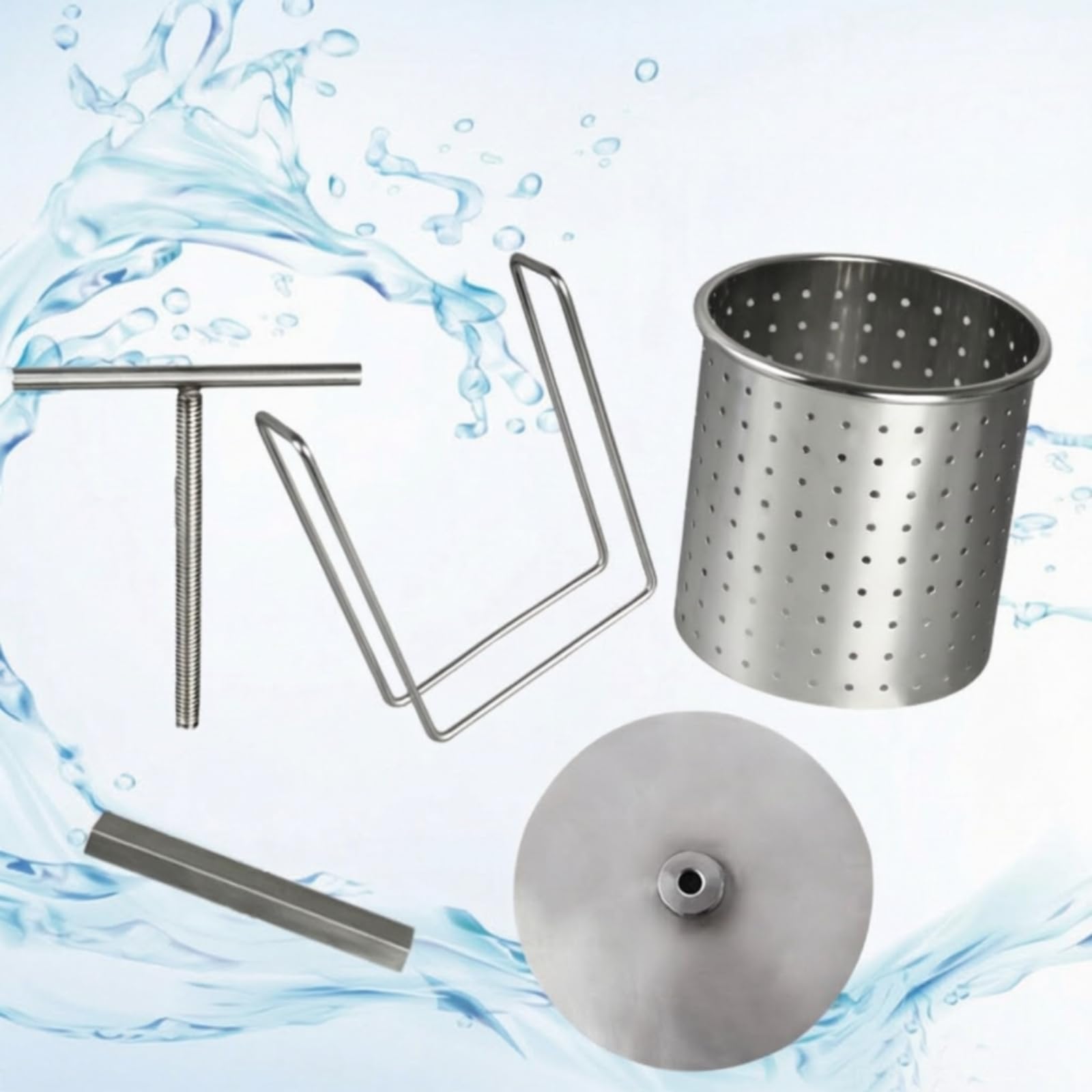 Torchio in Acciaio Inox Durevole Torchio Manuale Robusta Spremiagrumi per Appassionati di Cucina, Ristoratori, Ristorante, Bar