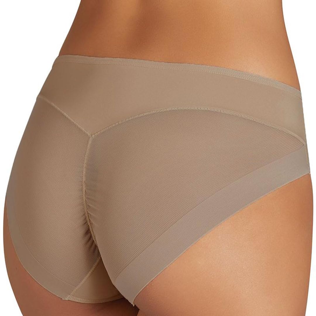 YSABEL MORA Braga Midi Microfibra con Tul Invisible para Máxima Sensualidad y Comodidad, Diseño Brasileño Que Abraza Curvas con Tejido Elástico para Libertad de Movimiento.