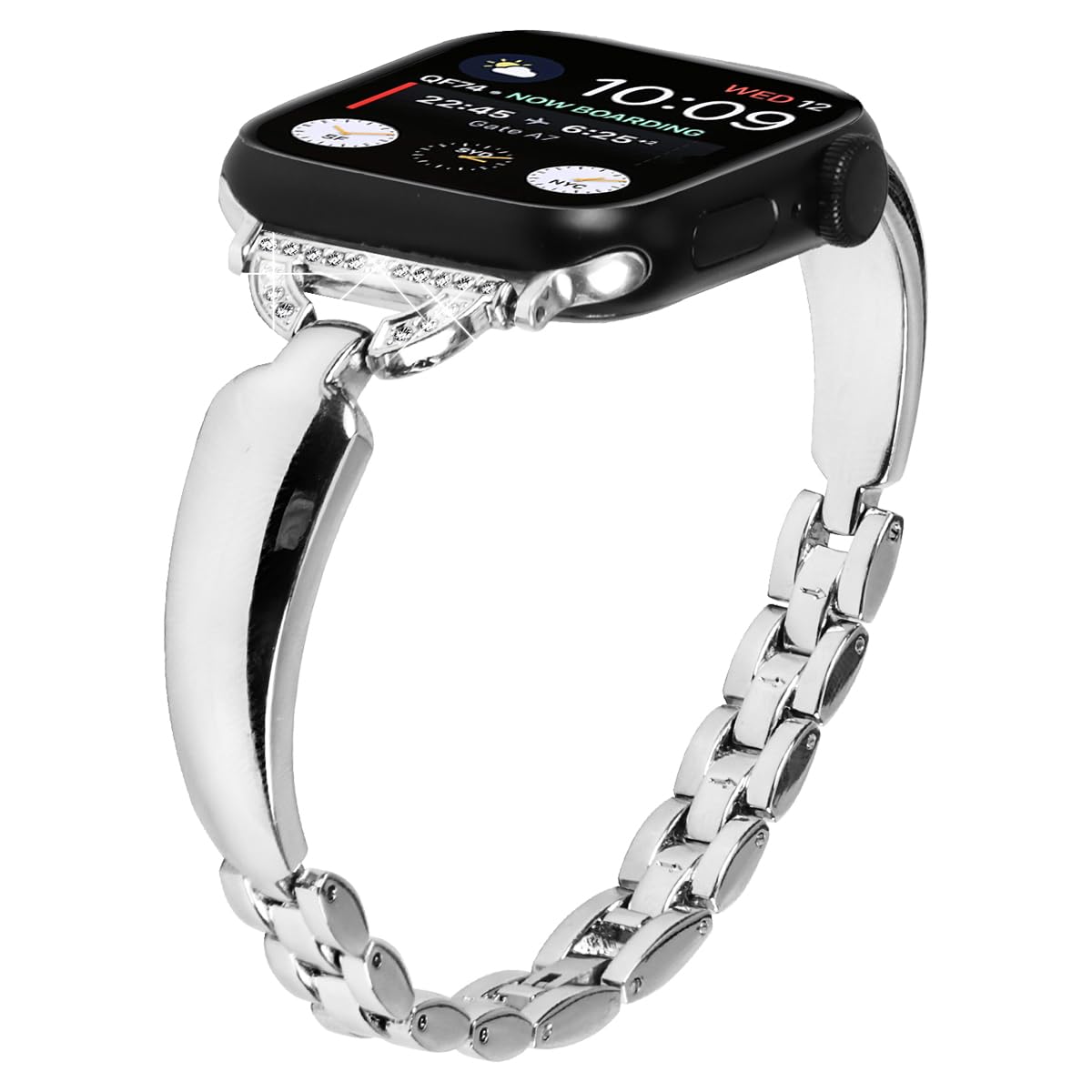 Miimall Metal Band for Apple Watch Series 10 9 8 7 6 5 4 3 2 1 SE 2/1 Ultra 2/1