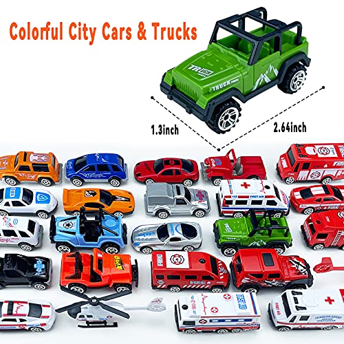 Set de 24 Autos Miniatura para Niños 1-3 años miniatura 4