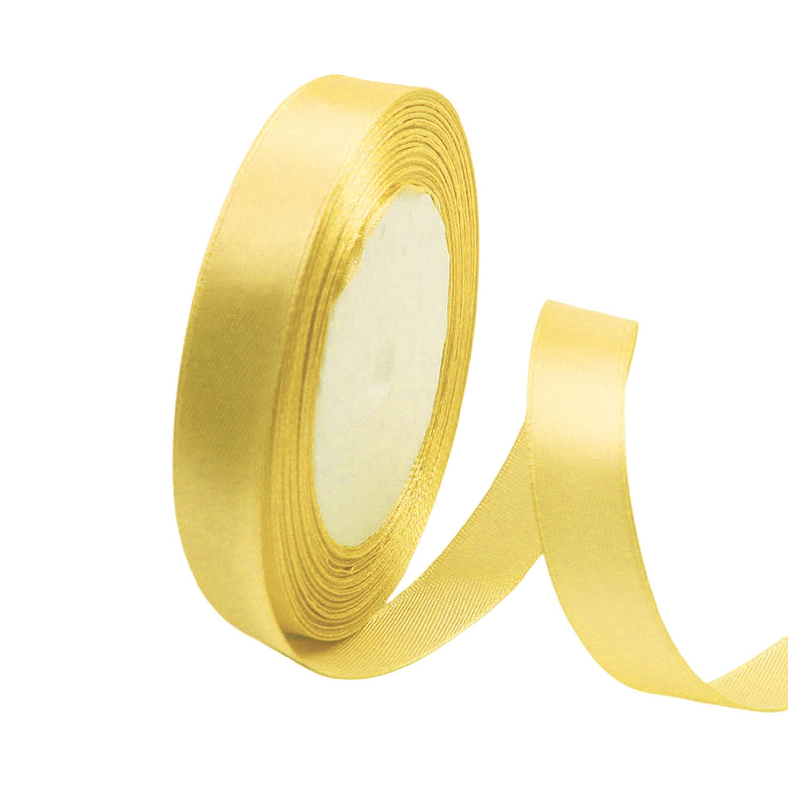 Champagne Gold Satin Ribbon 10mm, 23 Meters Champagne Fabric Ribbons Double Sided Silk Ribbons for Gift Wrapping, Crafting, Hair Bows, Balloons, Wreaths, Cakes, Wedding Party, Christmas Decoration — view 181