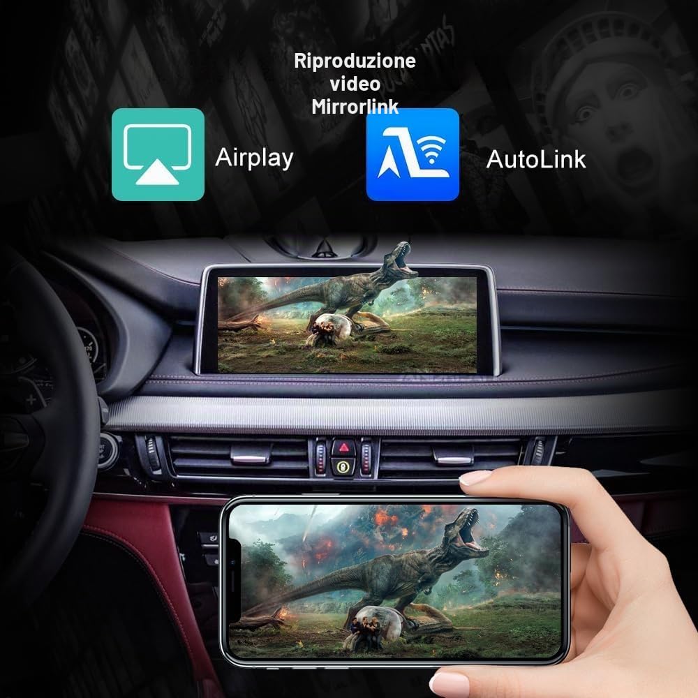Andream Wireless CarPlay Android Auto Tuning Soluzioni MMI Prime Per BMW EVO System Serie 1 2 3 4 5 6 7 X1 X3 X4 X5 X6 X7 Mini I3 I8 Kit di Navigazione GPS