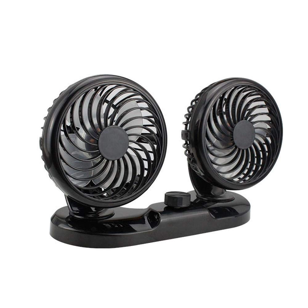 skoyiyue USB Fan Mini Portable Car Truck Car Car Double Head Strong Cooling Heat Removal 12V car models
