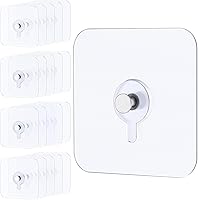 Vista 13 de Uniclife 30 piezas de ganchos autoadhesivos para cuadros, carga máxima de 15 kg, ganchos para cuadros resistentes sin clavos, ganchos de pared