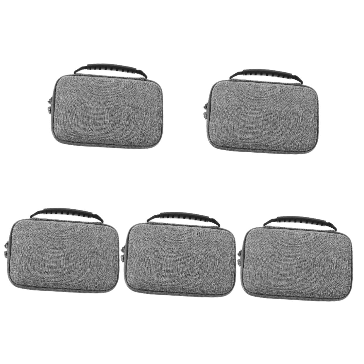 HOMSFOU 5pièces Étui Organisateur De Câbles Portable Sacoche De Voyage pour Accessoires Électroniques Rangement Pratique pour Chargeurs Câbles Et Gadgets