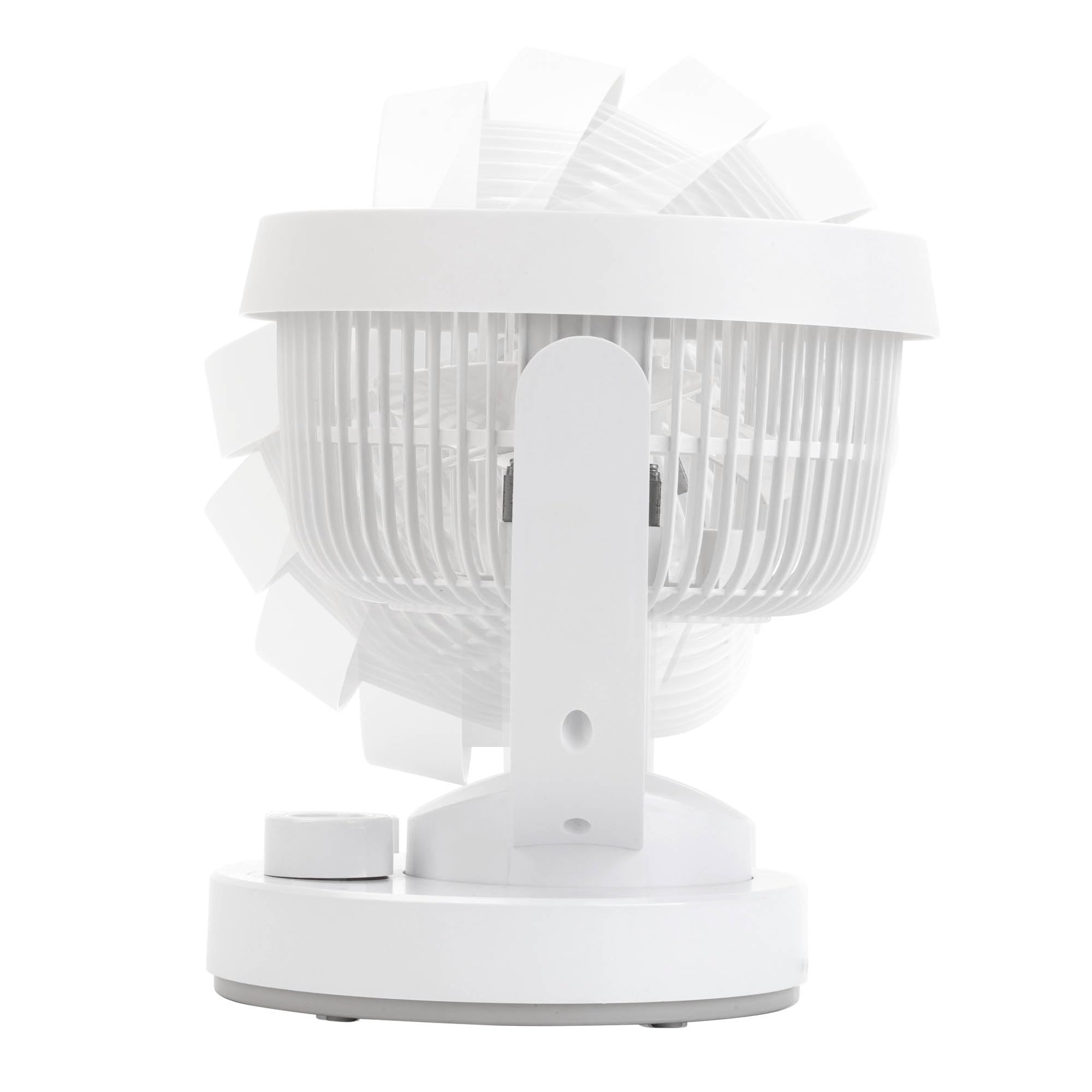 JATA JVCA1815 - Circulador de Aire Compacto 40 W, Ventilador Potente Silencioso, 3 Velocidades, Oscilación Automática, Cabezal Inclinable 90º, Alto Caudal 1444 m³/h