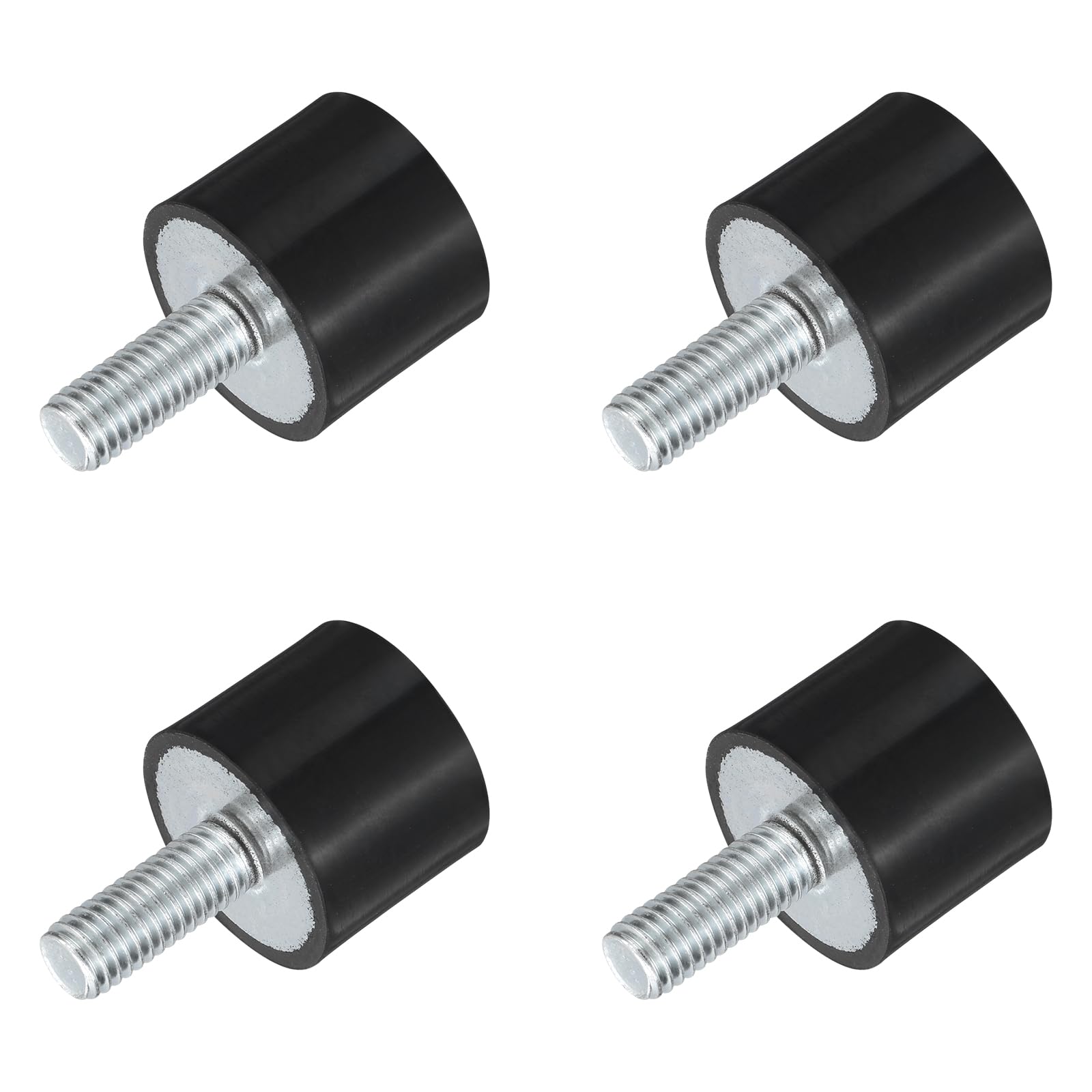 uxcell M6x1.0mm Thread Rubber Mounts, Vibration Isolators, Cylindrical Shock Absorber with Studs 20 x 30mm 4pcs — Amazon image 30
