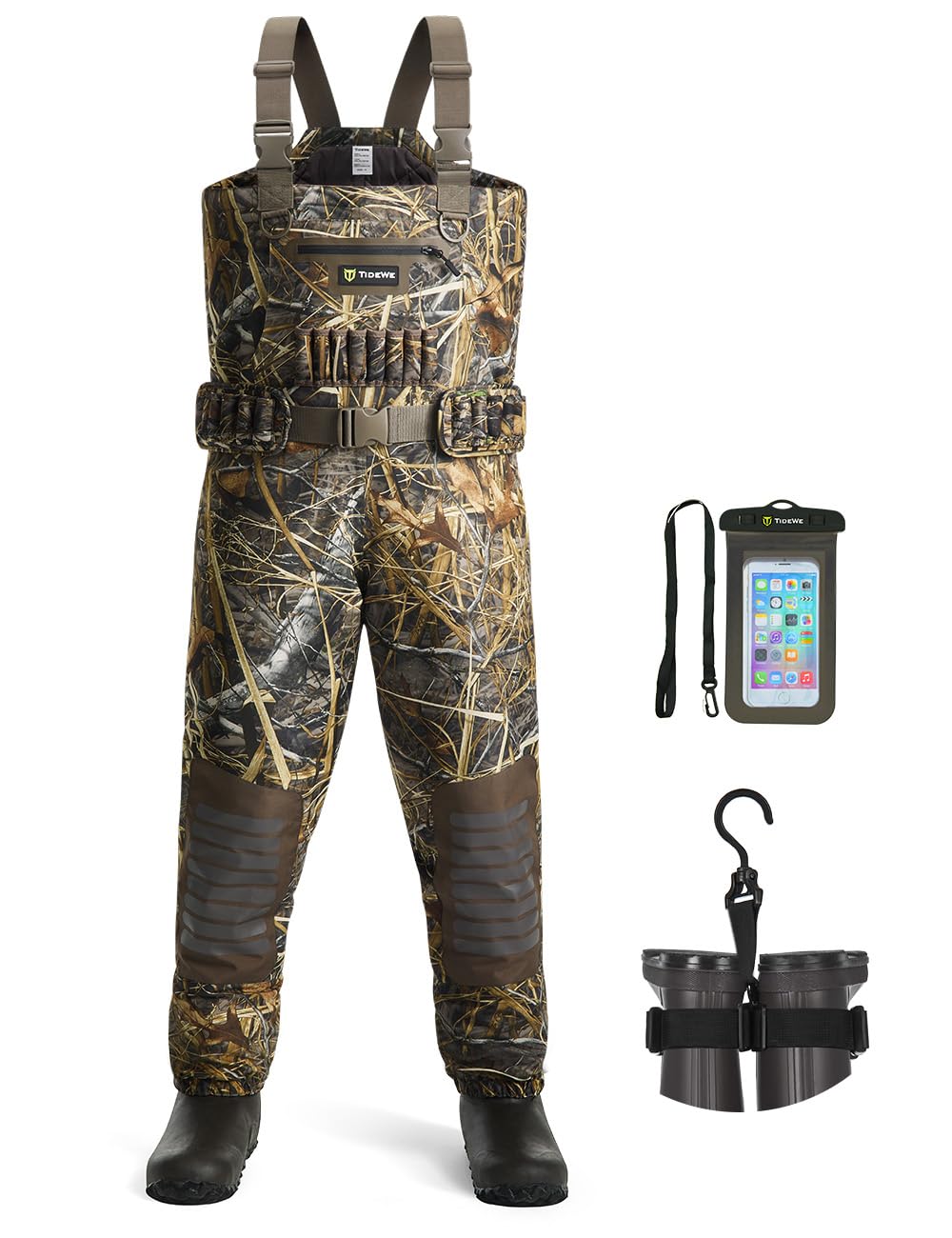 TIDEWE Breathable Chest Waders, Waterproof Insulated Hunting Waders