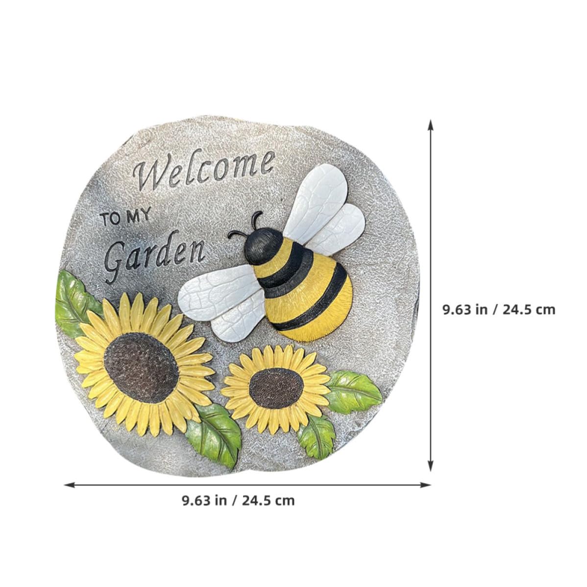 Artibetter Pietra Decorativa a Forma di Impronta in Resina per Giardino e