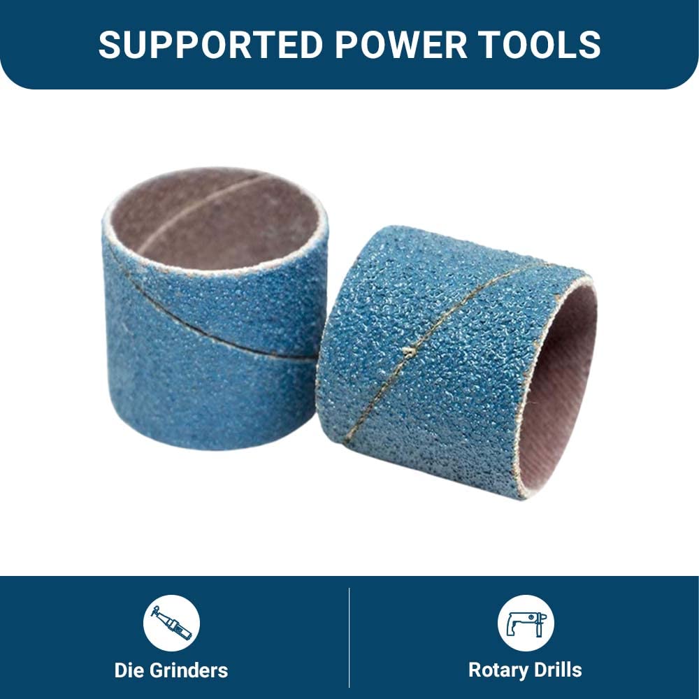 Zirconia Sanding Bands - Rotary Sander Attachment -6