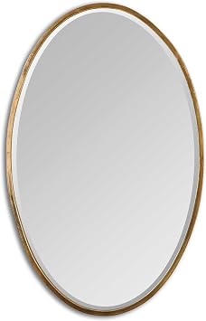 Uttermost Herleva 27.88 Inch Oval Mirror 12894