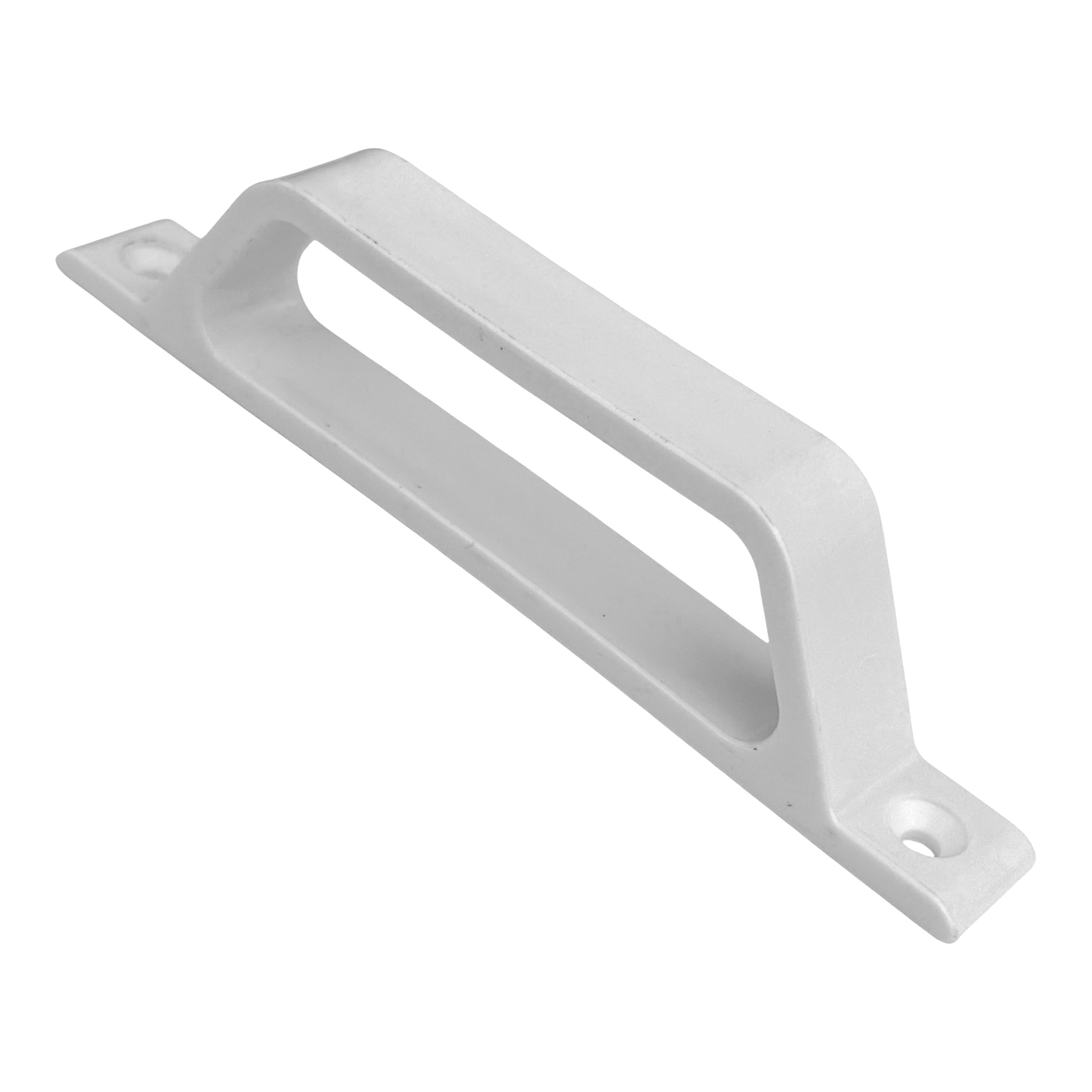 PVC ve Alüminyum Sineklik Tutamağı Beyaz Plastik D Kol Kulp 12cm