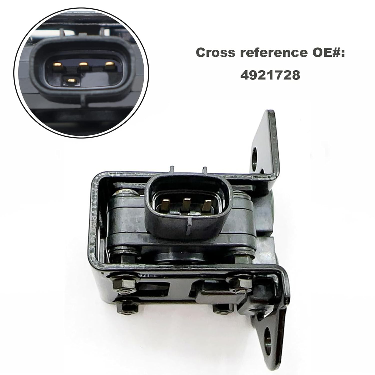 4921728 Exhaust Gas Recirculation Pressure Sensor Fits for Cummins ISX,EGR Differential Pressure Valve Sensor Replace 104990-1200 3683323