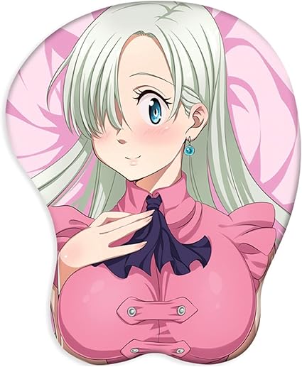 Amazon マウスパッド 七つの大罪 エリザベス リオネス 3dおっぱい 立体 おっぱい お尻 人間工学 疲労軽減 マウスパッド チェスト 萌え 水洗い 耐久性良い 手首 人間工学 疲労軽減 乳首付き 突起あり ちくび露出 アニメ 3d立体 18禁 エリザベス L260xw210 H32mm 330g