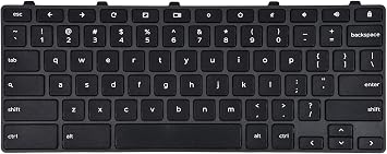 Replacement Keyboard for Dell Chromebook 11 3100 3110 & Chromebook 11 5190, Dell Chromebook 3100 3110 5190 Keyboard with Lock Key US Layout P/N TPN-136US001909 AE09U018 NSK-EJ1SW