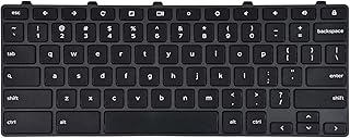 Replacement Keyboard for Dell Chromebook 11 3100 & Chromebook 11 5190, Dell Chromebook 3100 5190 Keyboard with Lock Key US Layout P/N: TPN-136US001909 AE09U018 NSK-EJ1SW