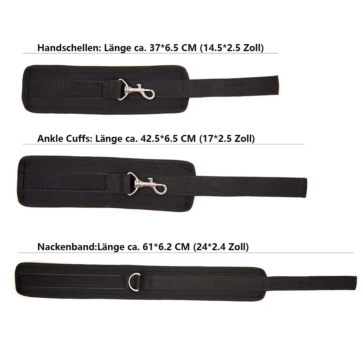 Ceinture de Bondage et Tubes en acier Ensemble de Bondage SM Réglables Menottes de Cheville Jouets Sexuels érotiques Sexuelles SM avec Barre D'écartement en Métal pour débutants et professionnels